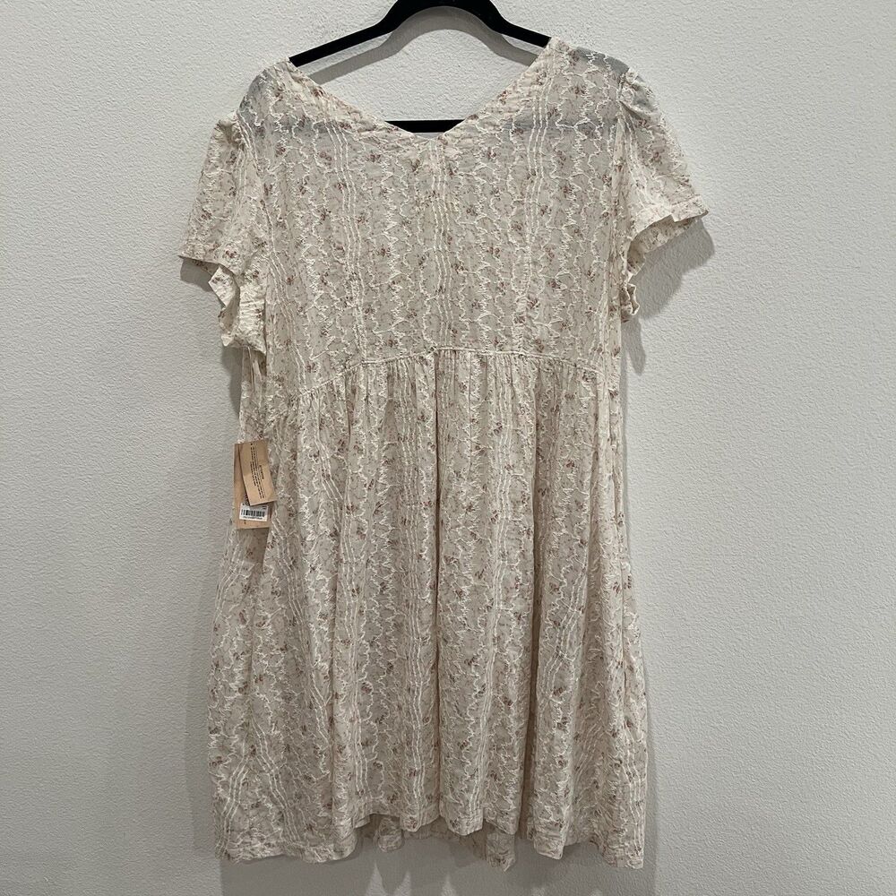 Ralph Lauren Denim & Supply Floral Babydoll Dress Size XL Pockets Cottage Dainty - Picture 5 of 7